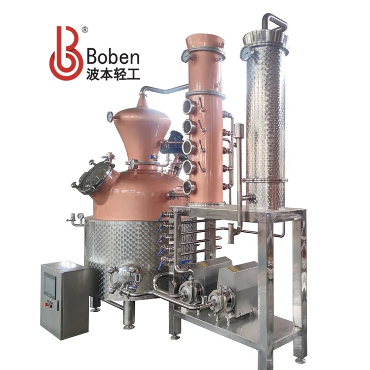 Commercial Distiller Copper Distillery Equipment